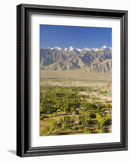 Indus Valley and Stok-Kangri Massif, Leh, Ladakh, Indian Himalayas, India, Asia-Jochen Schlenker-Framed Photographic Print