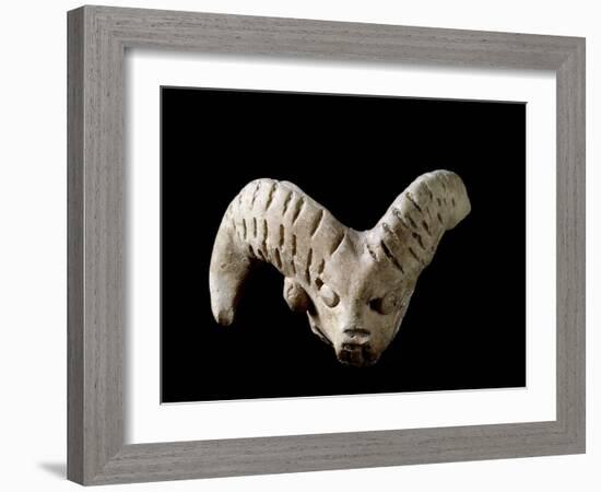 Indus Valley Civilization : Head of a Goat, Bronze Age-null-Framed Photographic Print