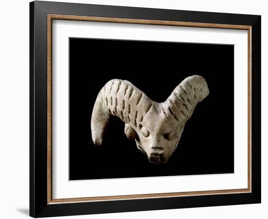 Indus Valley Civilization : Head of a Goat, Bronze Age-null-Framed Photographic Print