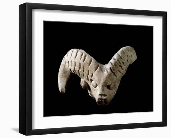 Indus Valley Civilization : Head of a Goat, Bronze Age-null-Framed Photographic Print