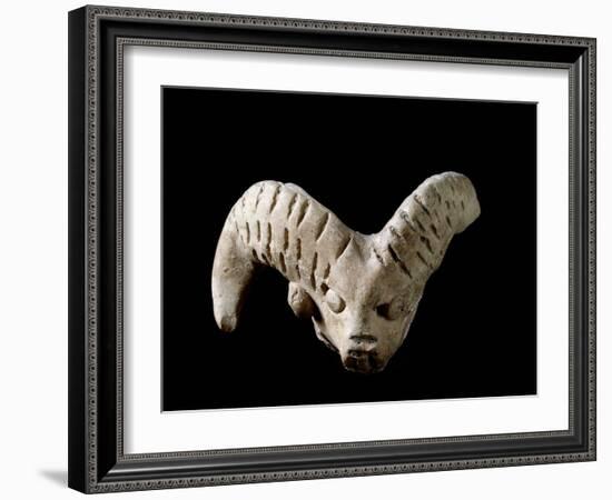 Indus Valley Civilization : Head of a Goat, Bronze Age-null-Framed Photographic Print