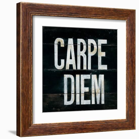 Industrail Chic Carpe Diem-Arnie Fisk-Framed Art Print