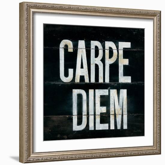 Industrail Chic Carpe Diem-Arnie Fisk-Framed Art Print