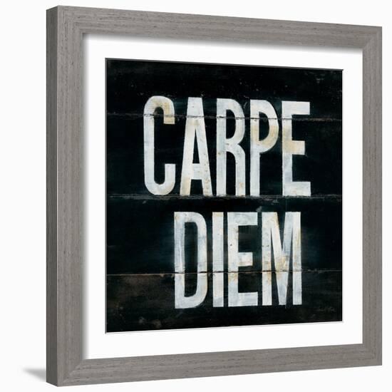 Industrail Chic Carpe Diem-Arnie Fisk-Framed Art Print