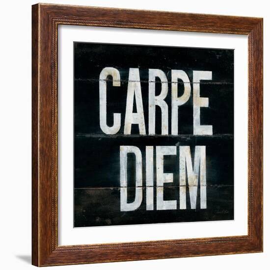 Industrail Chic Carpe Diem-Arnie Fisk-Framed Art Print