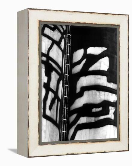 Industrial abstraction (b/w photo)-Brett Weston-Framed Premier Image Canvas