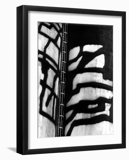 Industrial abstraction (b/w photo)-Brett Weston-Framed Photographic Print