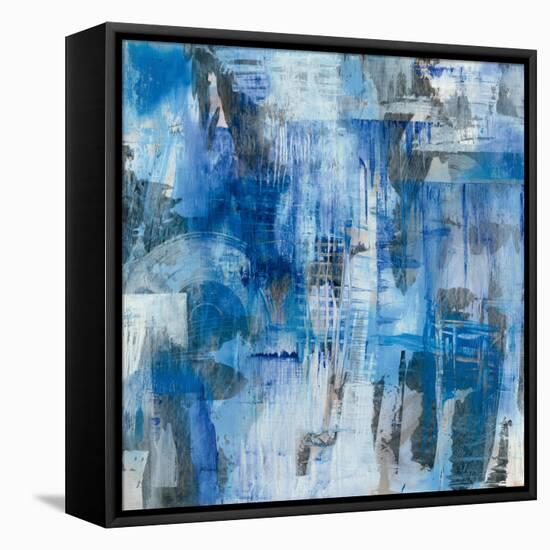 Industrial Blue-Melissa Averinos-Framed Stretched Canvas