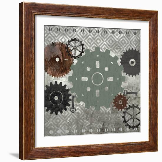 Industrial Gears-Bee Sturgis-Framed Art Print