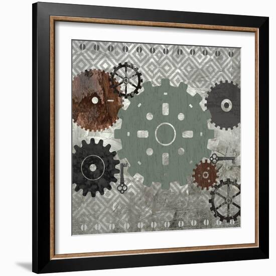 Industrial Gears-Bee Sturgis-Framed Art Print