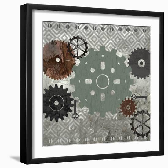 Industrial Gears-Bee Sturgis-Framed Art Print