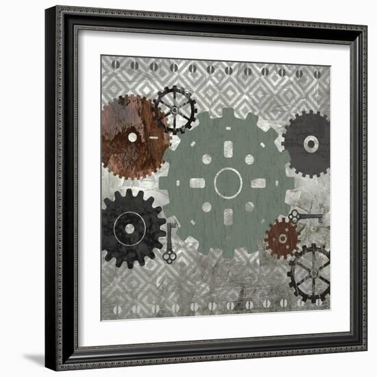 Industrial Gears-Bee Sturgis-Framed Art Print