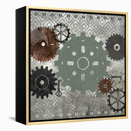 Industrial Gears-Bee Sturgis-Framed Stretched Canvas