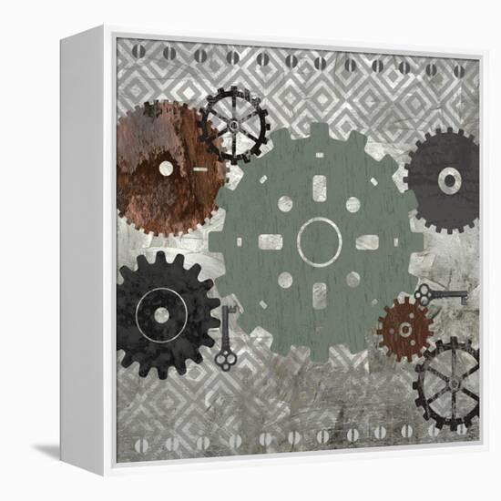 Industrial Gears-Bee Sturgis-Framed Stretched Canvas