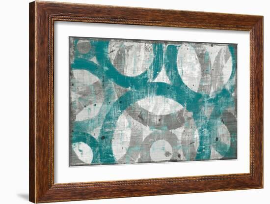 Industrial I Teal-Michael Mullan-Framed Art Print