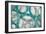 Industrial I Teal-Michael Mullan-Framed Art Print