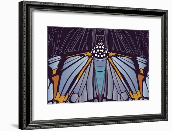 Industrial Iris-Belen Mena-Framed Giclee Print