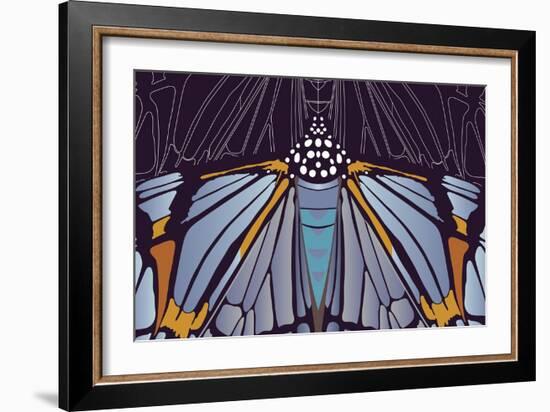 Industrial Iris-Belen Mena-Framed Giclee Print