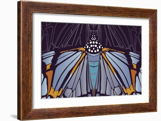 Industrial Iris-Belen Mena-Framed Giclee Print