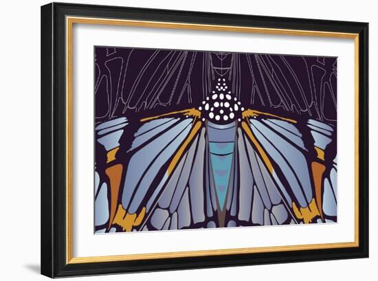 Industrial Iris-Belen Mena-Framed Giclee Print