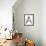 Industrial Metal Alphabet Letter A-donatas1205-Framed Premium Giclee Print displayed on a wall