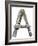 Industrial Metal Alphabet Letter A-donatas1205-Framed Art Print