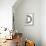 Industrial Metal Alphabet Letter D-donatas1205-Framed Stretched Canvas displayed on a wall