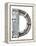 Industrial Metal Alphabet Letter D-donatas1205-Framed Stretched Canvas