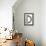 Industrial Metal Alphabet Letter D-donatas1205-Framed Stretched Canvas displayed on a wall