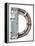 Industrial Metal Alphabet Letter D-donatas1205-Framed Stretched Canvas