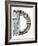 Industrial Metal Alphabet Letter D-donatas1205-Framed Art Print