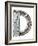 Industrial Metal Alphabet Letter D-donatas1205-Framed Art Print