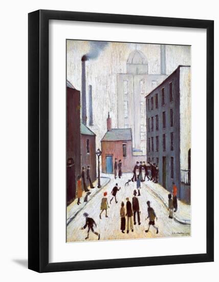 Industrial Scene, 1953-Laurence Stephen Lowry-Framed Art Print