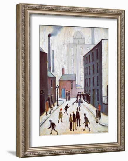 Industrial Scene, 1953-Laurence Stephen Lowry-Framed Art Print