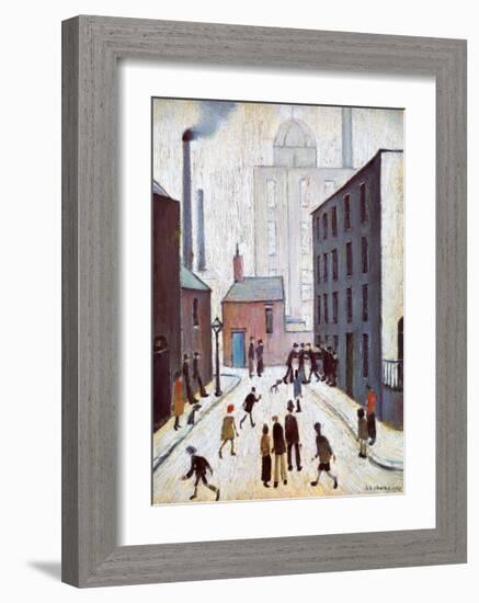 Industrial Scene, 1953-Laurence Stephen Lowry-Framed Art Print