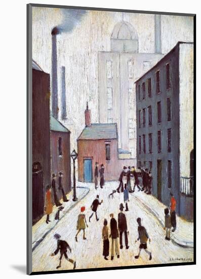 Industrial Scene, 1953-Laurence Stephen Lowry-Mounted Art Print