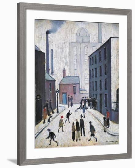 Industrial Scene, 1953-Laurence Stephen Lowry-Framed Giclee Print