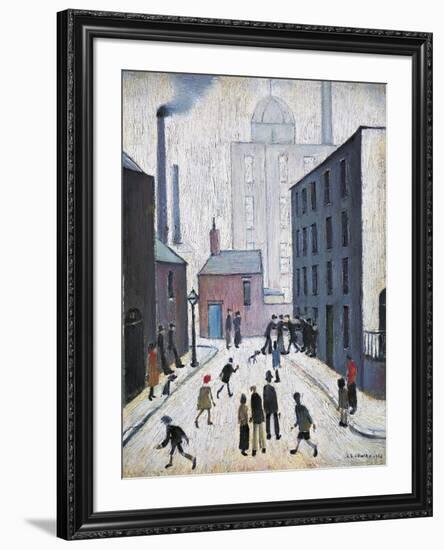 Industrial Scene, 1953-Laurence Stephen Lowry-Framed Giclee Print