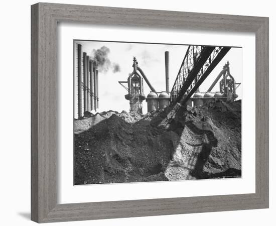 Industrial Scene-Andreas Feininger-Framed Photographic Print