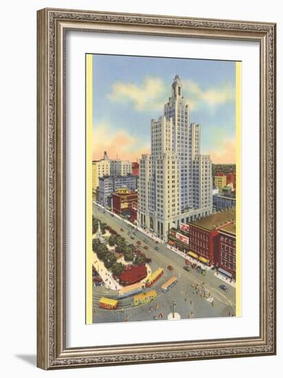 Industrial Trust Building, Providence, Rhode Island-null-Framed Art Print