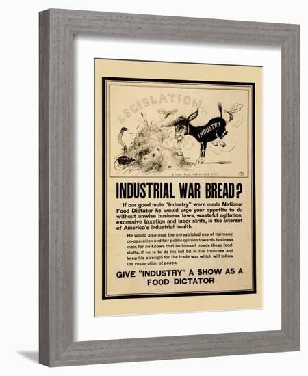 Industrial War Bread?-PR-Framed Art Print