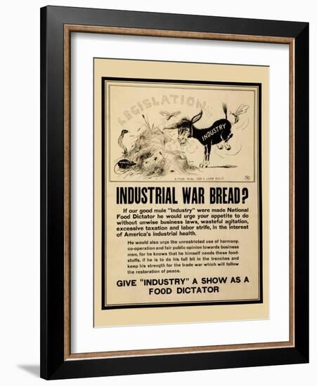 Industrial War Bread?-PR-Framed Art Print