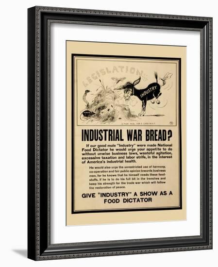 Industrial War Bread?-PR-Framed Art Print