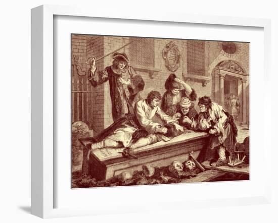 Industry and Idleness --William Hogarth-Framed Giclee Print