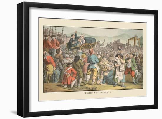 Industry and Idleness-Tom Merry-Framed Art Print