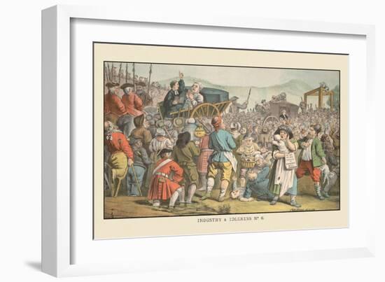 Industry and Idleness-Tom Merry-Framed Art Print