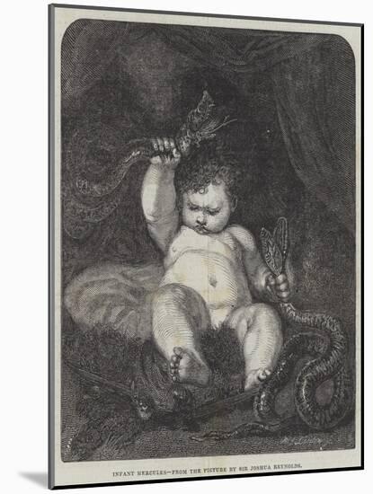 Infant Hercules-Sir Joshua Reynolds-Mounted Giclee Print