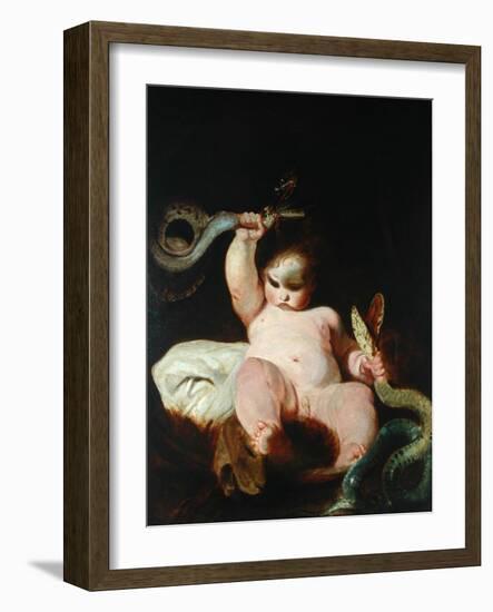 Infant Hercules-Sir Joshua Reynolds-Framed Giclee Print