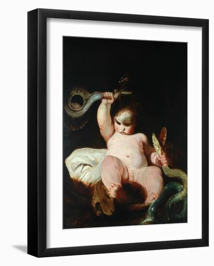 Infant Hercules-Sir Joshua Reynolds-Framed Giclee Print