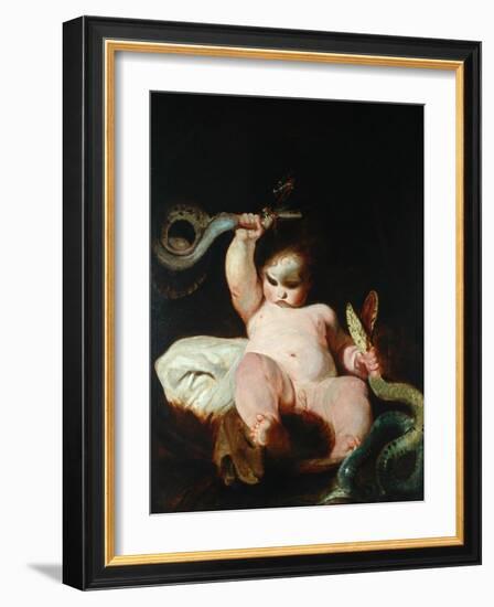 Infant Hercules-Sir Joshua Reynolds-Framed Giclee Print